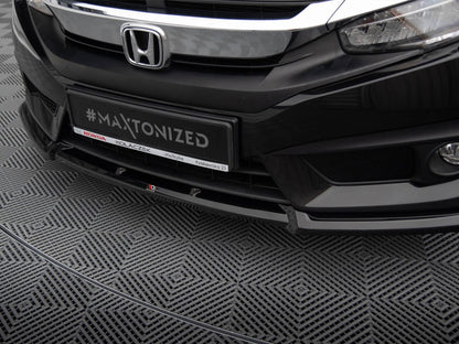 Maxton Design Front Splitter V.1 Honda Civic Mk10