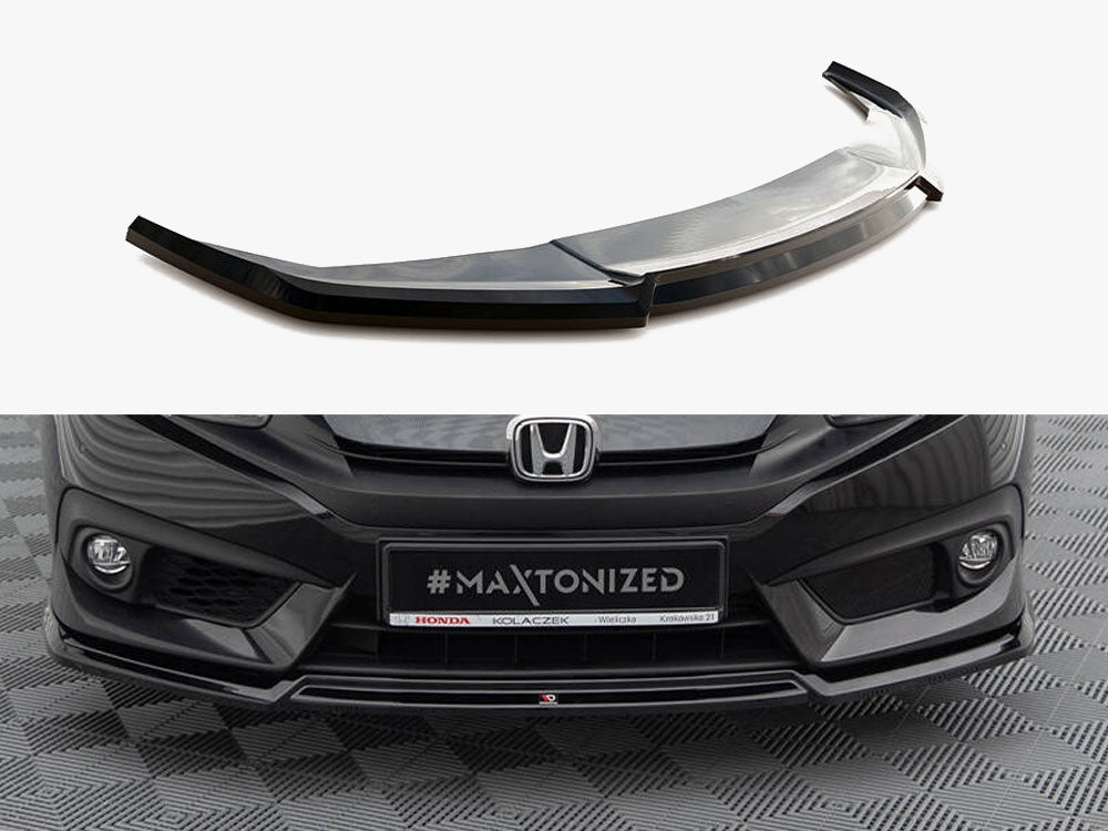 Maxton Design Front Splitter V.2 Honda Civic Mk10