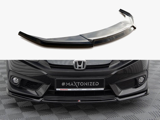 Maxton Design Front Splitter V.2 Honda Civic Mk10
