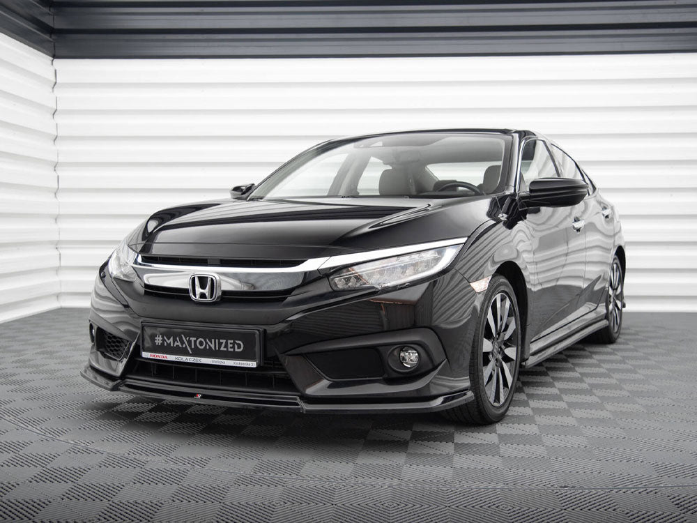Maxton Design Front Splitter V.2 Honda Civic Mk10