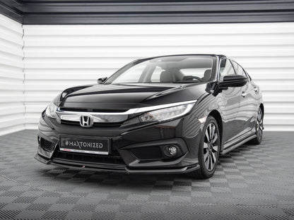 Maxton Design Front Splitter V.2 Honda Civic Mk10