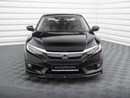Maxton Design Front Splitter V.2 Honda Civic Mk10