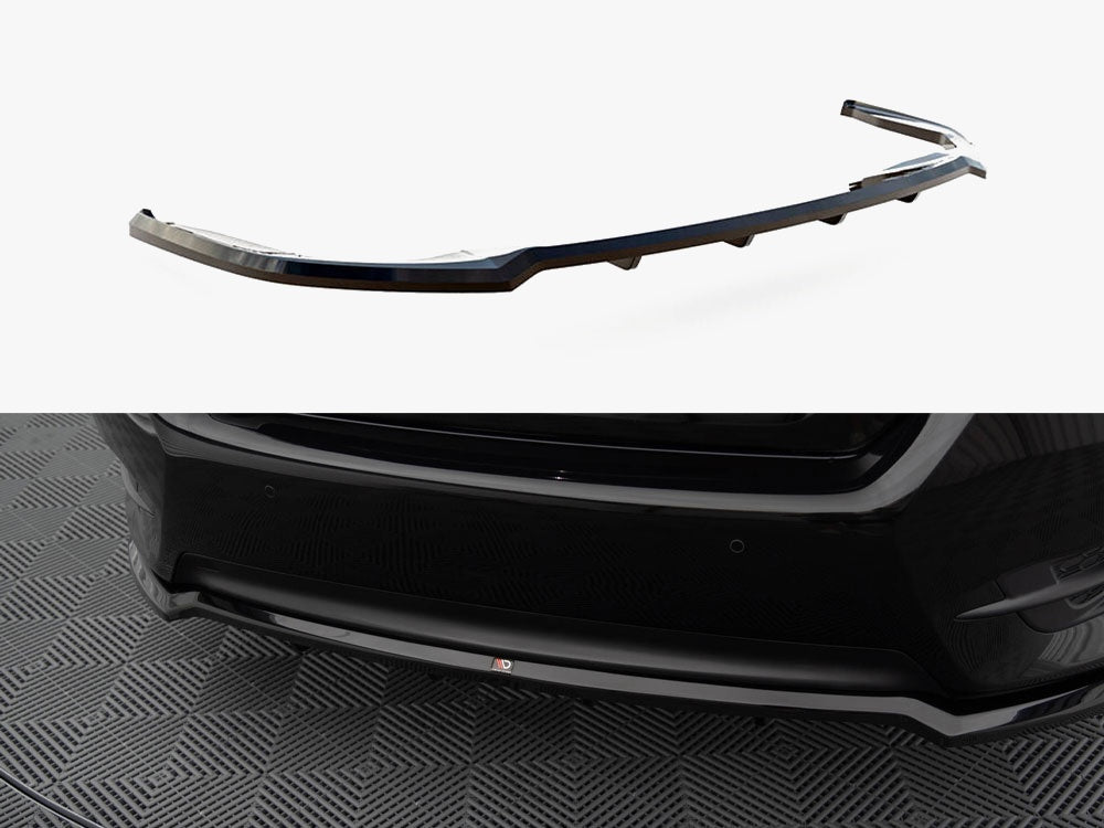 Maxton Design Central Rear Splitter (Vertical Bars) Honda Civic Mk10