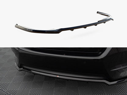 Maxton Design Central Rear Splitter (Vertical Bars) Honda Civic Mk10