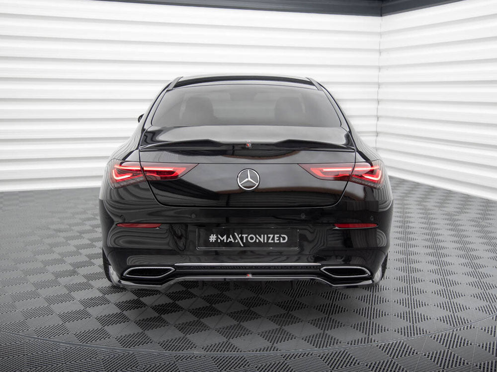 Maxton Design Rear Splitter (Vertical Bars) Mercedes-Benz CLA Coupe C118