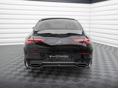 Maxton Design Rear Splitter (Vertical Bars) Mercedes-Benz CLA Coupe C118