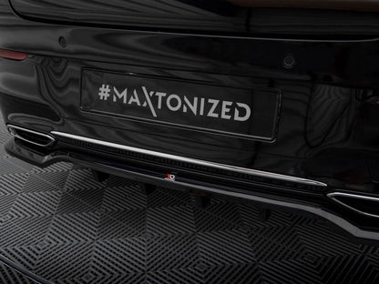 Maxton Design Rear Splitter (Vertical Bars) Mercedes-Benz CLA Coupe C118