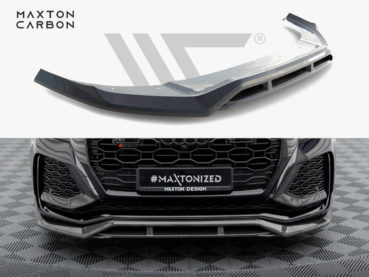 Maxton Design Carbon Fiber Front Splitter Audi RSQ8 Mk1