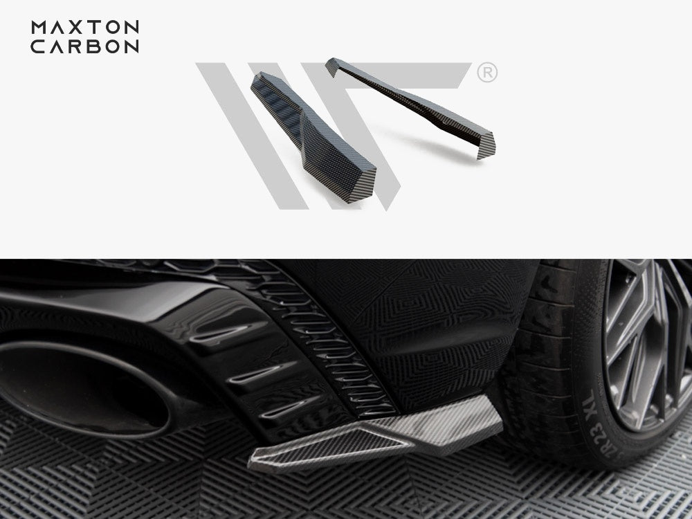Maxton Design Carbon Fiber Rear Side Splitters Audi RSQ8 Mk1
