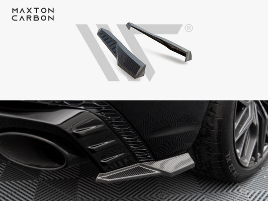 Maxton Design Carbon Fiber Rear Side Splitters Audi RSQ8 Mk1