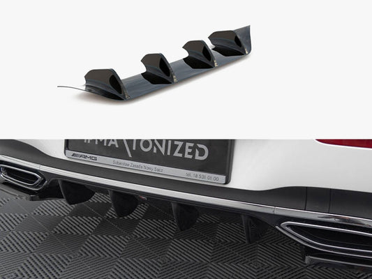 Maxton Design Rear Valance Mercedes-Benz CLA AMG-Line X118 - Carbon Look
