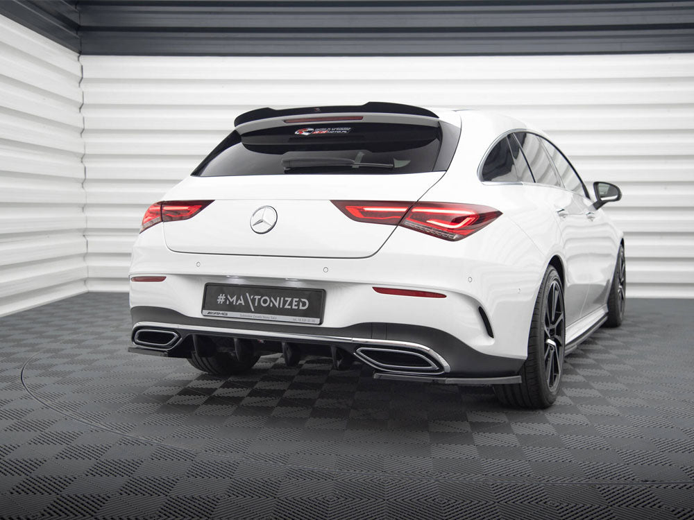 Maxton Design Rear Valance Mercedes-Benz CLA AMG-Line X118 - Carbon Look