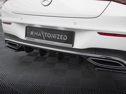 Maxton Design Rear Valance Mercedes-Benz CLA AMG-Line X118 - Carbon Look
