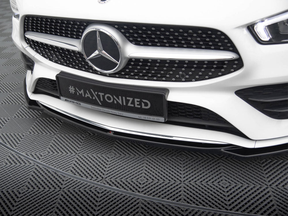 Maxton Design Front Splitter V.1 Mercedes-Benz CLA A35 AMG / AMG-Line C118