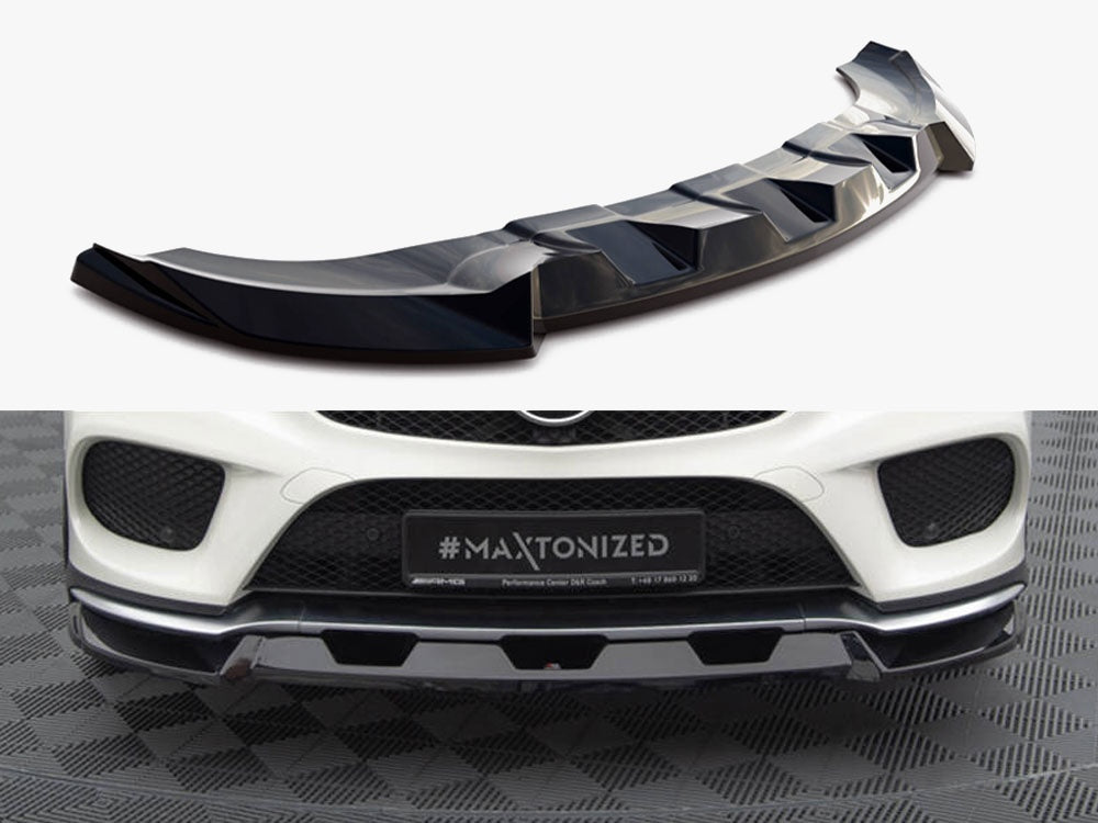 Maxton Design Front Splitter V.1 Mercedes-Benz GLE Coupe 43 AMG / AMG-Line C292
