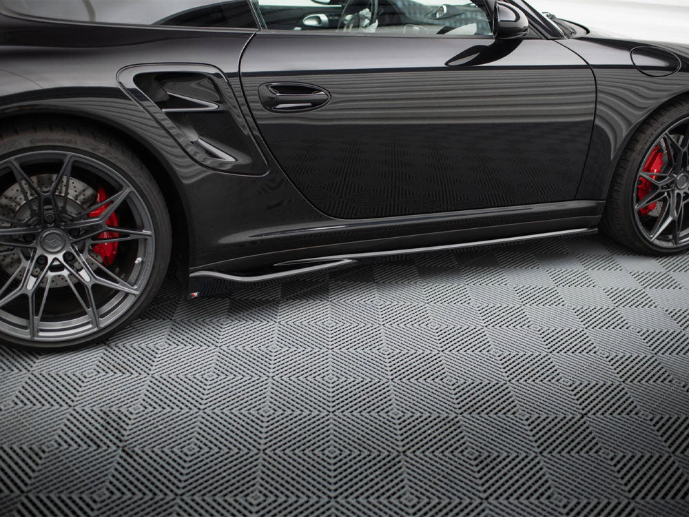 Maxton Design Side Skirts Diffusers Porsche 911 Turbo 997