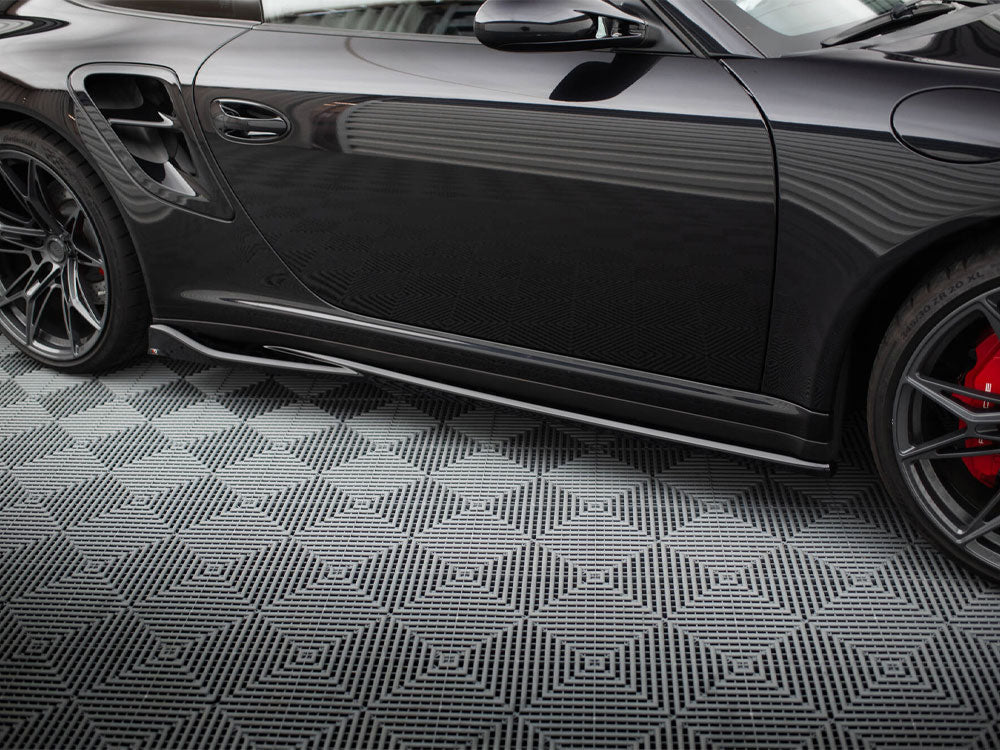 Maxton Design Side Skirts Diffusers Porsche 911 Turbo 997