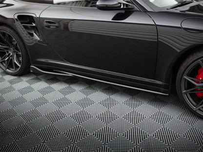 Maxton Design Side Skirts Diffusers Porsche 911 Turbo 997