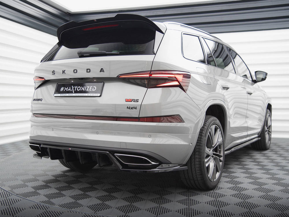 Maxton Design Rear Splitter (Vertical Bars) Skoda Kodiaq RS Mk1 Facelift