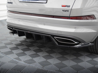 Maxton Design Rear Splitter (Vertical Bars) Skoda Kodiaq RS Mk1 Facelift