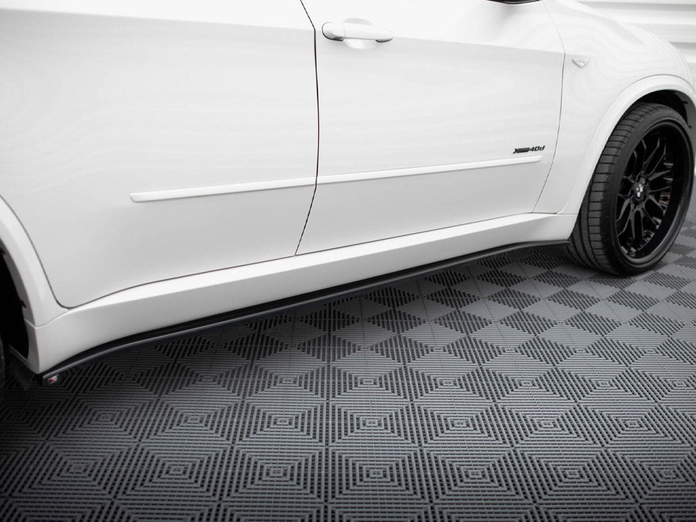 Maxton Design Side Skirts Diffusers BMW X5 E70 Facelift M Sport
