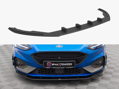 Maxton Design Street PRO Front Splitter Ford Focus ST / ST-Line Mk4 - Black-Red