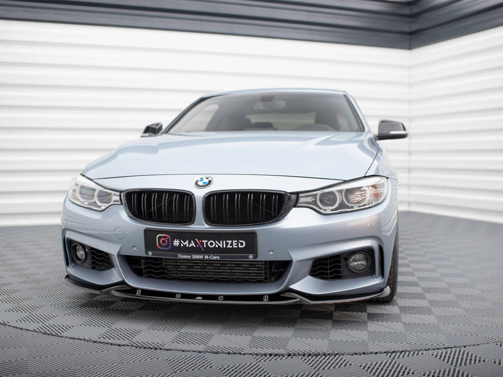 Maxton Design Front Splitter V.3 BMW 4 Coupe / Gran Coupe / Cabrio M-Pack F32 / F36 / F33