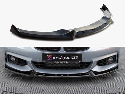 Maxton Design Front Splitter V.4 BMW 4 Coupe / Gran Coupe / Cabrio M-Pack F32 / F36 / F33