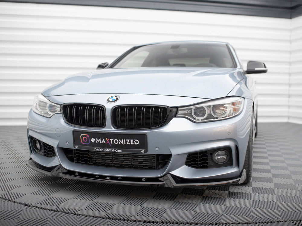 Maxton Design Front Splitter V.4 BMW 4 Coupe / Gran Coupe / Cabrio M-Pack F32 / F36 / F33