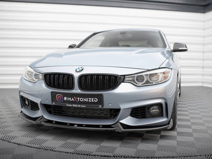 Maxton Design Front Splitter V.4 BMW 4 Coupe / Gran Coupe / Cabrio M-Pack F32 / F36 / F33
