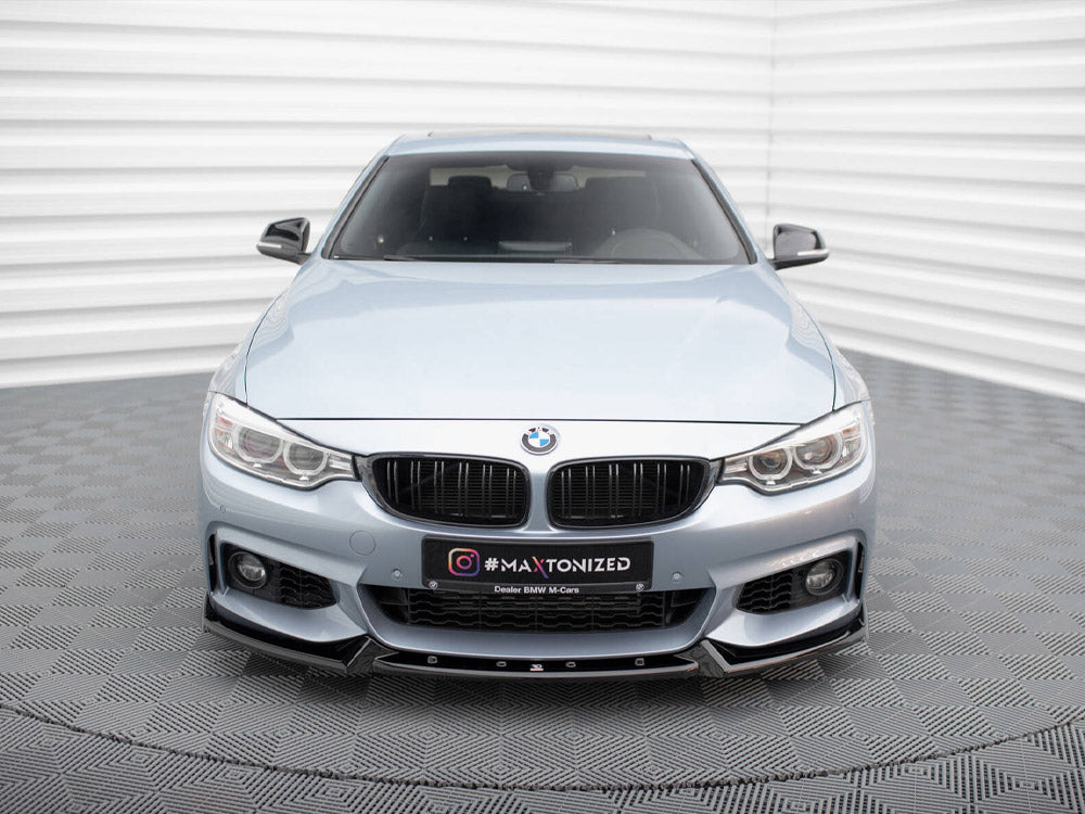 Maxton Design Front Splitter V.4 BMW 4 Coupe / Gran Coupe / Cabrio M-Pack F32 / F36 / F33