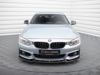 Maxton Design Front Splitter V.4 BMW 4 Coupe / Gran Coupe / Cabrio M-Pack F32 / F36 / F33