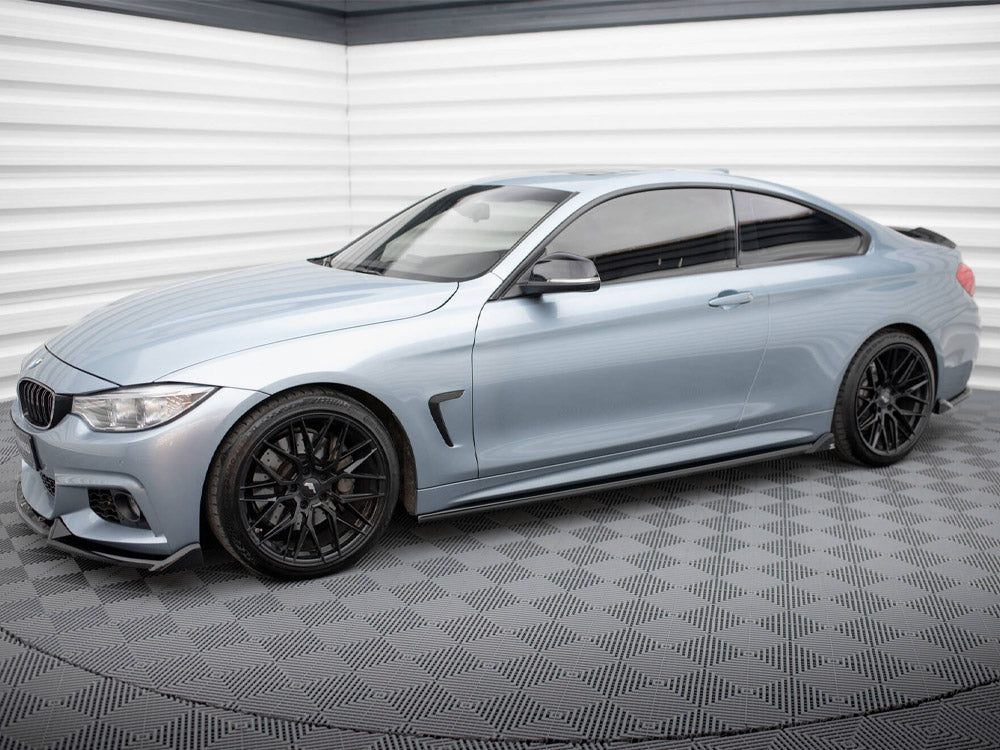 Maxton Design Side Skirts Diffusers V.2 BMW 4 Coupe / Gran Coupe / Cabrio M-Pack F32 / F36 / F33
