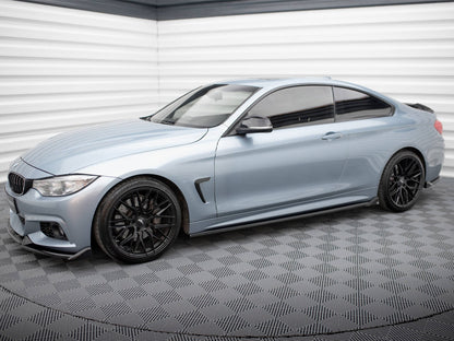 Maxton Design Side Skirts Diffusers V.2 BMW 4 Coupe / Gran Coupe / Cabrio M-Pack F32 / F36 / F33