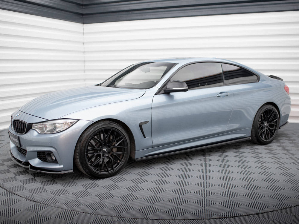 Maxton Design Side Skirts Diffusers V.3 BMW 4 Coupe / Gran Coupe / Cabrio M-Sport F32 / F36 / F33