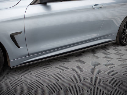 Maxton Design Side Skirts Diffusers V.3 BMW 4 Coupe / Gran Coupe / Cabrio M-Sport F32 / F36 / F33