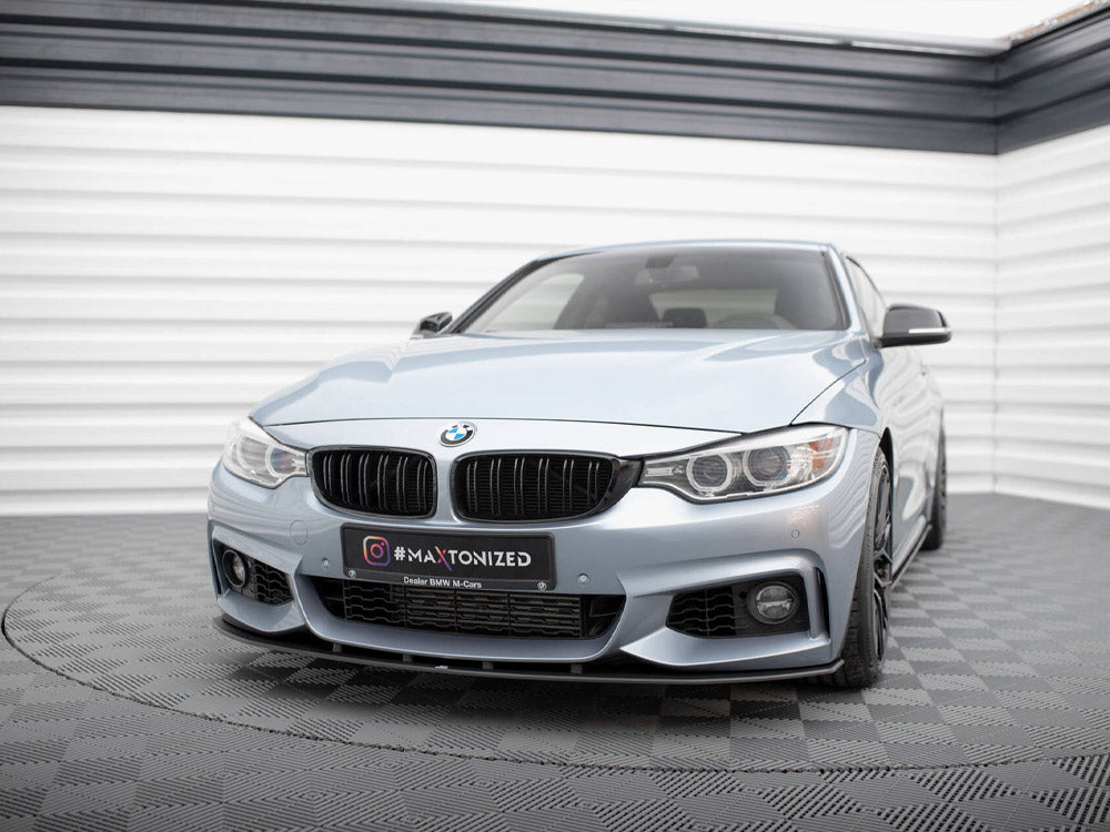 Maxton Design Street PRO Front Splitter BMW 4 Coupe / Gran Coupe / Cabrio M-Pack F32 / F36 / F33