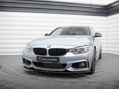 Maxton Design Street PRO Front Splitter BMW 4 Coupe / Gran Coupe / Cabrio M-Pack F32 / F36 / F33