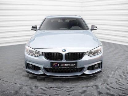 Maxton Design Street PRO Front Splitter BMW 4 Coupe / Gran Coupe / Cabrio M-Pack F32 / F36 / F33