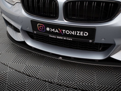 Maxton Design Street PRO Front Splitter BMW 4 Coupe / Gran Coupe / Cabrio M-Pack F32 / F36 / F33