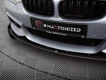 Maxton Design Street PRO Front Splitter + Flaps BMW 4 Coupe / Gran Coupe / Cabrio M-Pack F32 / F36 / F33