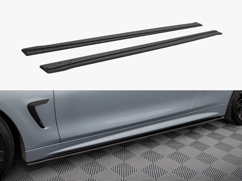 Maxton Design Street PRO Side Skirts Diffusers BMW 4 Coupe / Gran Coupe / Cabrio M-Pack F32 / F36 / F33