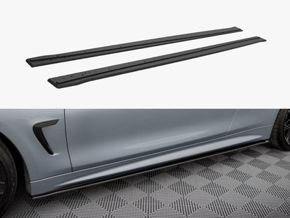 Maxton Design Street PRO Side Skirts Diffusers BMW 4 Coupe / Gran Coupe / Cabrio M-Pack F32 / F36 / F33