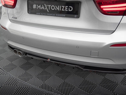 Maxton Design Central Rear Splitter (Vertical Bars) BMW 3 GT F34 Facelift