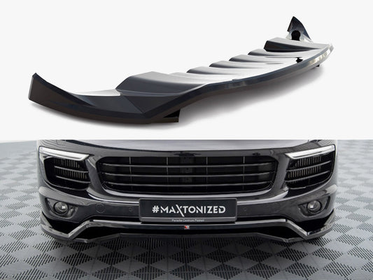 Maxton Design Front Splitter Porsche Cayenne Mk2 Facelift