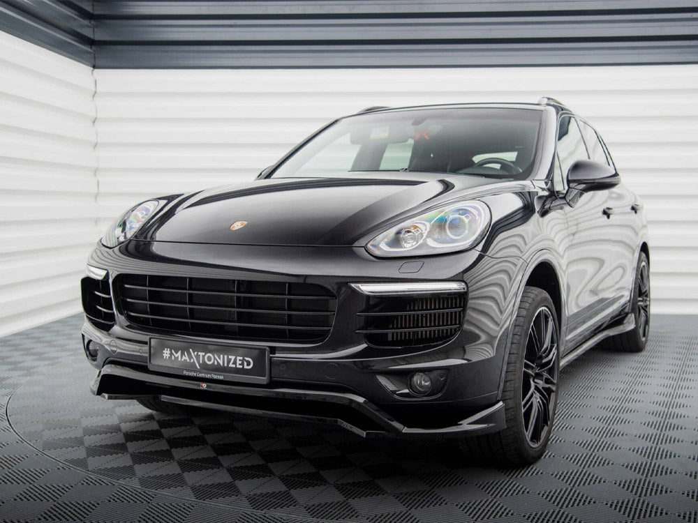 Maxton Design Front Splitter Porsche Cayenne Mk2 Facelift