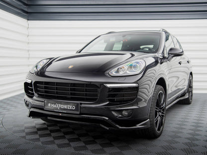 Maxton Design Front Splitter Porsche Cayenne Mk2 Facelift