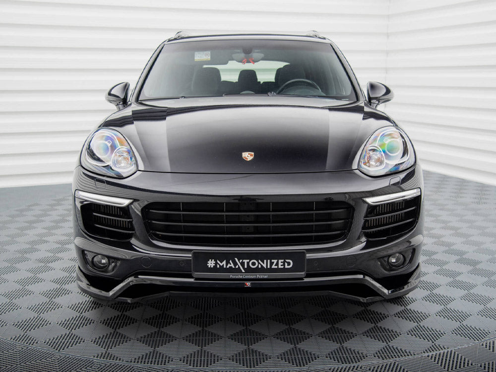 Maxton Design Front Splitter Porsche Cayenne Mk2 Facelift