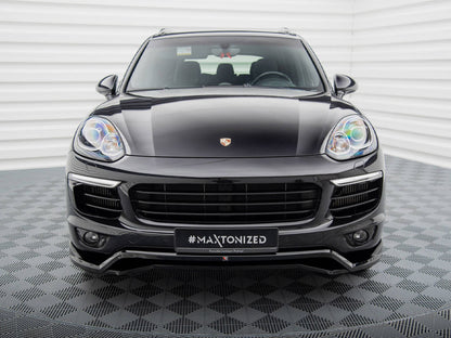 Maxton Design Front Splitter Porsche Cayenne Mk2 Facelift
