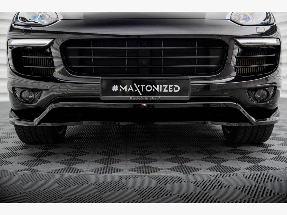 Maxton Design Front Splitter Porsche Cayenne Mk2 Facelift